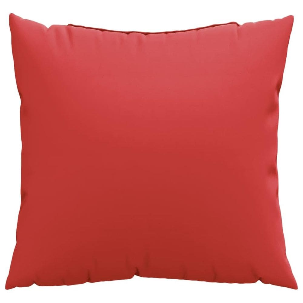 Almofadas de sofá vidaXL Tecido Vermelho 60 x 60 cm (4 unidades)