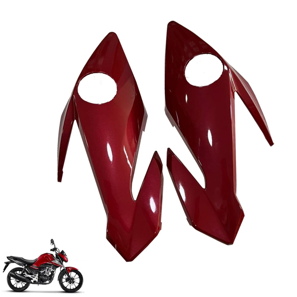 Bananinha Farol Titan 160 2022 à 2024 Vermelho Pimenta Melc
