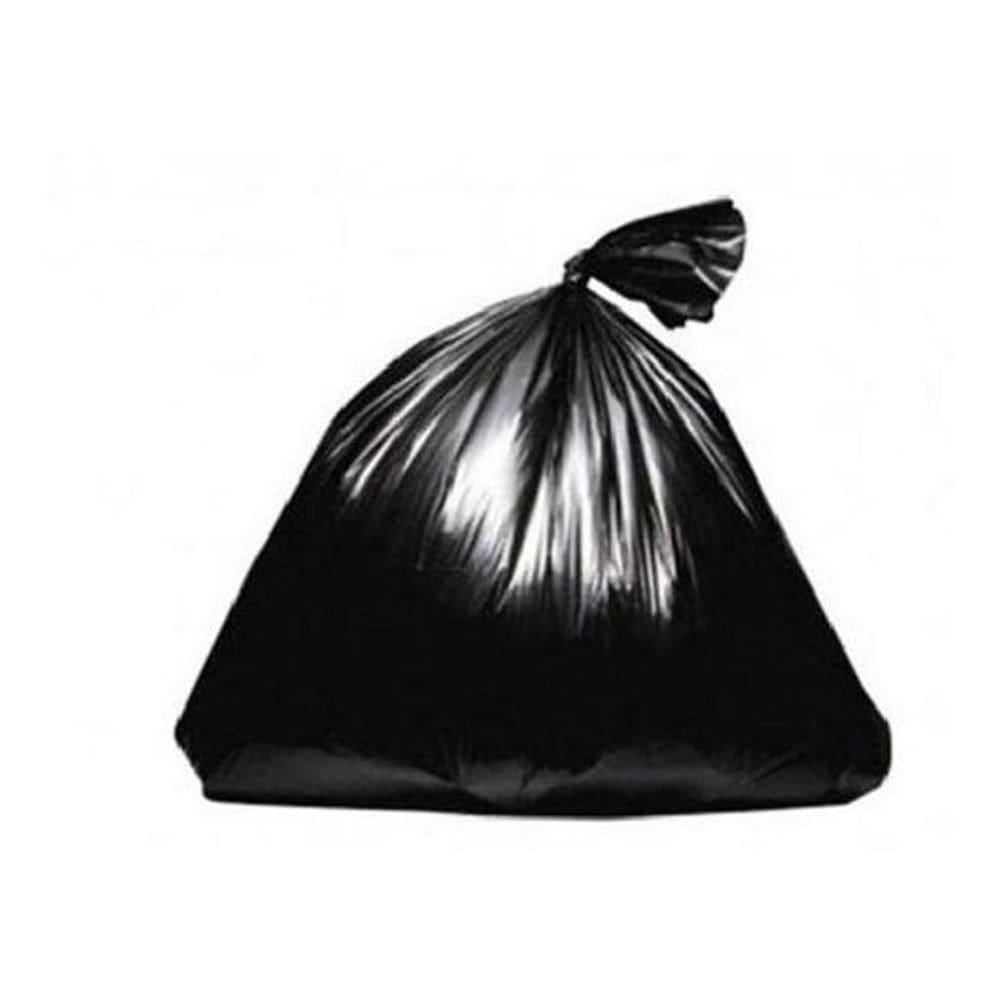 Saco De Lixo Preto Lemeplas 20 Litros Com 100 Unidades
