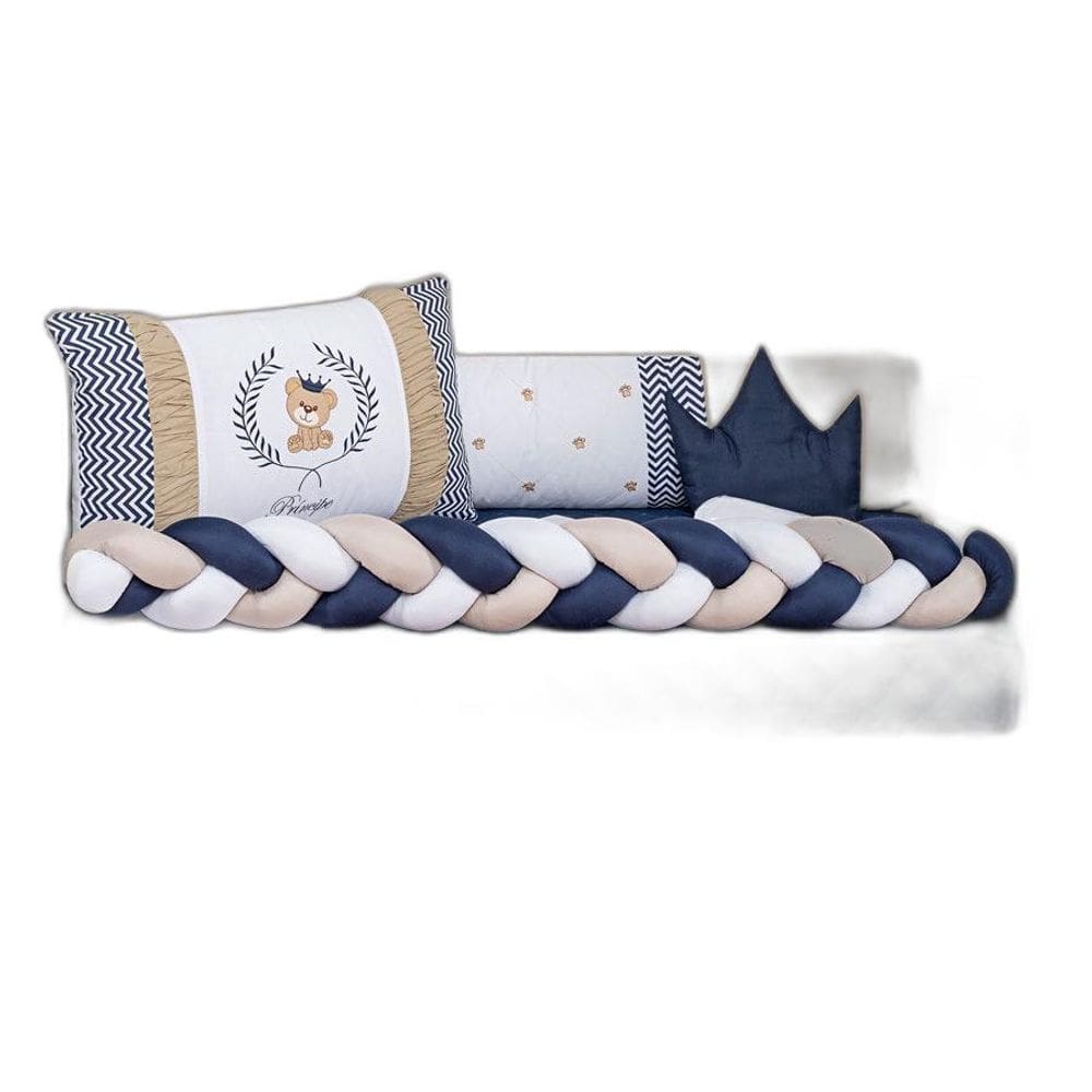 Protetor De Berço Menino Ursinho Ted Protetor Impermeável