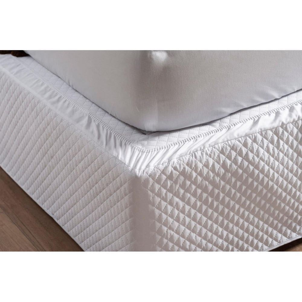 Capa Para Proteção Cama Box Tamanho Solteiro Branca