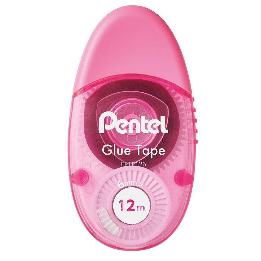 Cola Em Fita 6Mmx12M Rosa Pentel