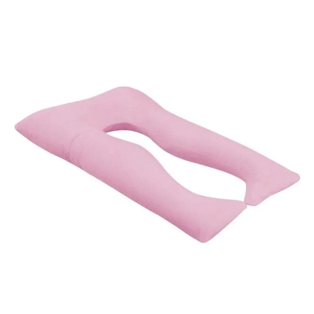 Trav. Gestante Almof.+Fronha Rosa 1.30x0.75m - Silicone