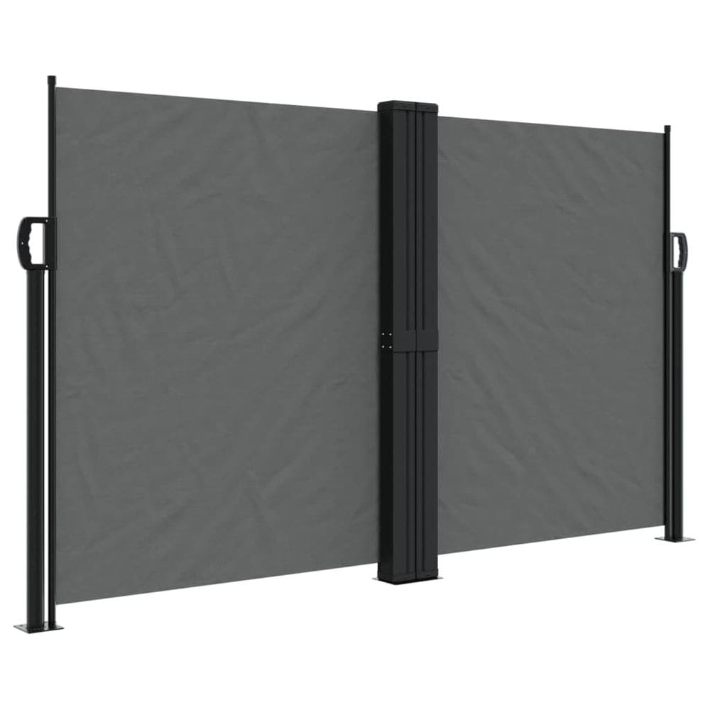 Toldo lateral VidaXL Retrátil Antracite 140x600cm Poliéster