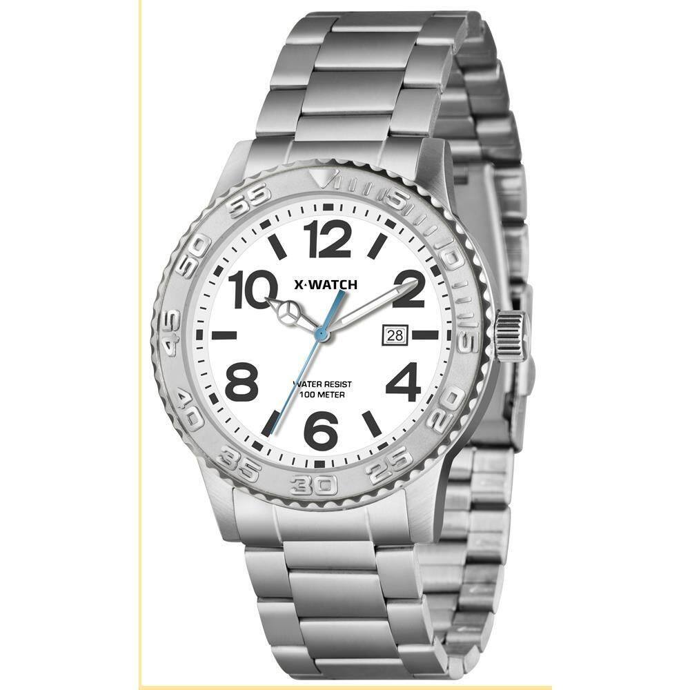 Relógio X-Watch Masculino Ref: Xmss1061 B2Sx Casual Prateado