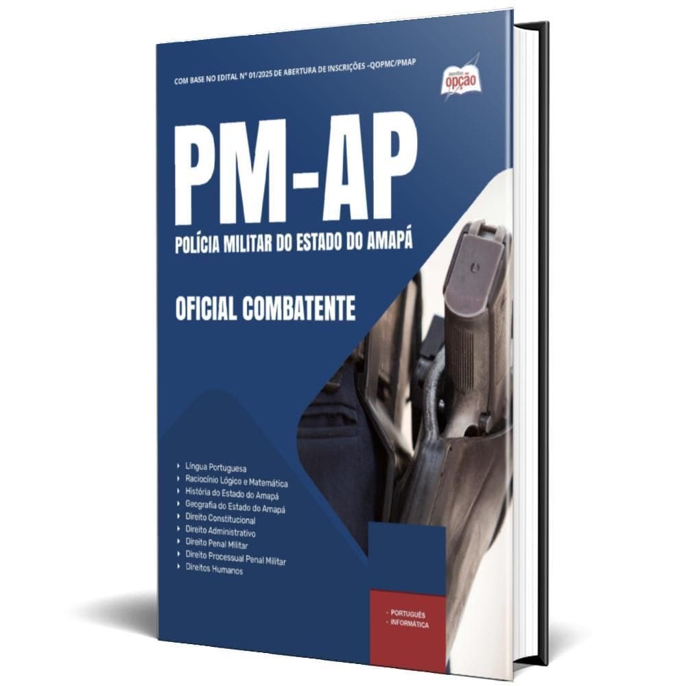 Apostila Concurso Pm Ap 2025 Oficial Combatente