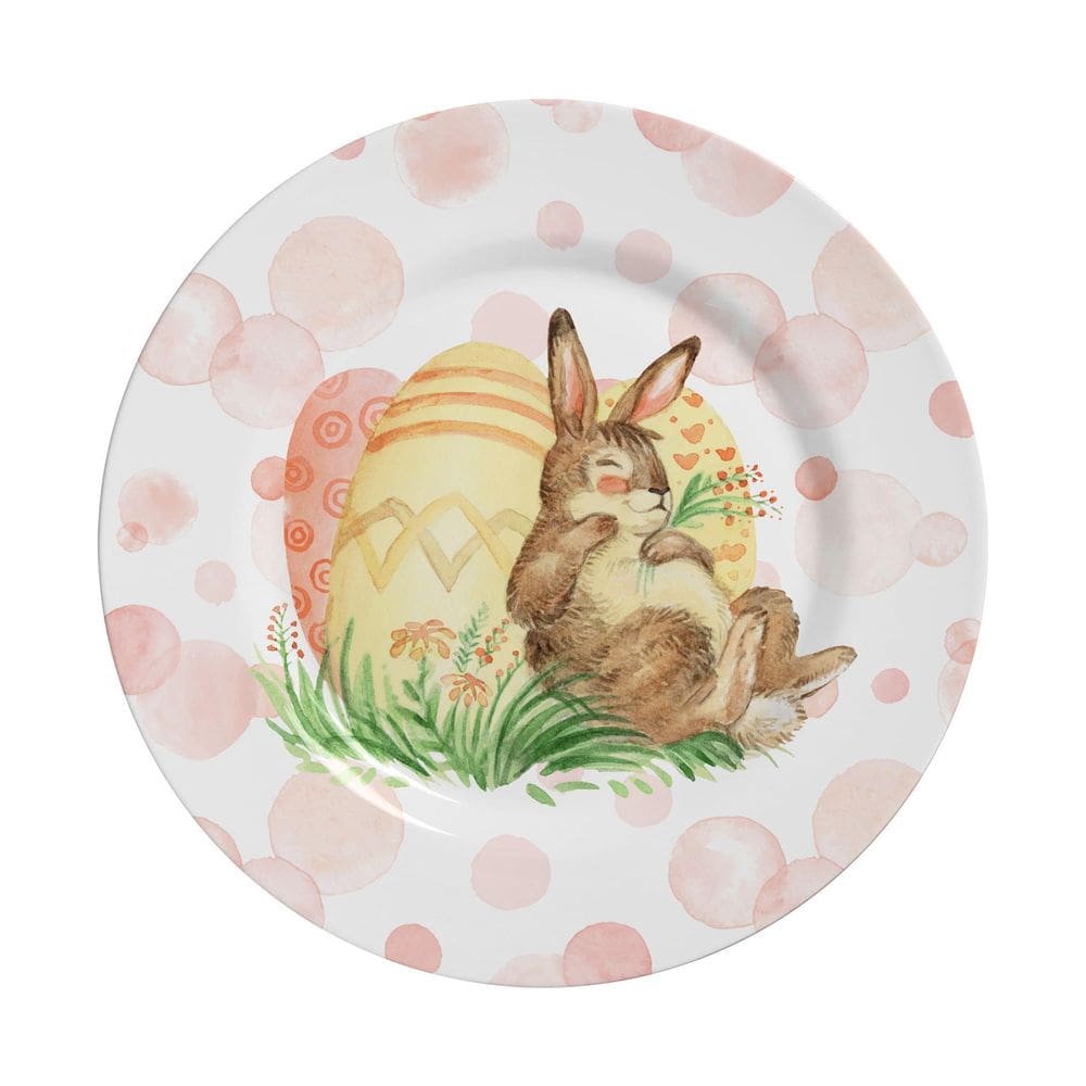 Conjunto Com 6 Pratos De Sobremesa Color Rabbits 21Cm