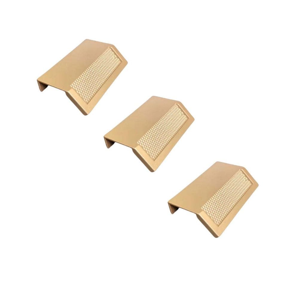 Kit 3 Puxador Citizen 45 Graus P Dourado Matte Fosco Zen