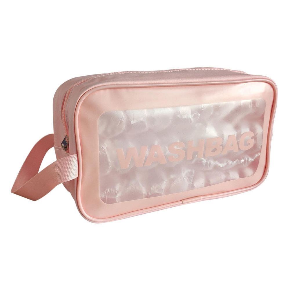 Necessaire De Pvc Grande Organizador De Malas Viagem Zíper