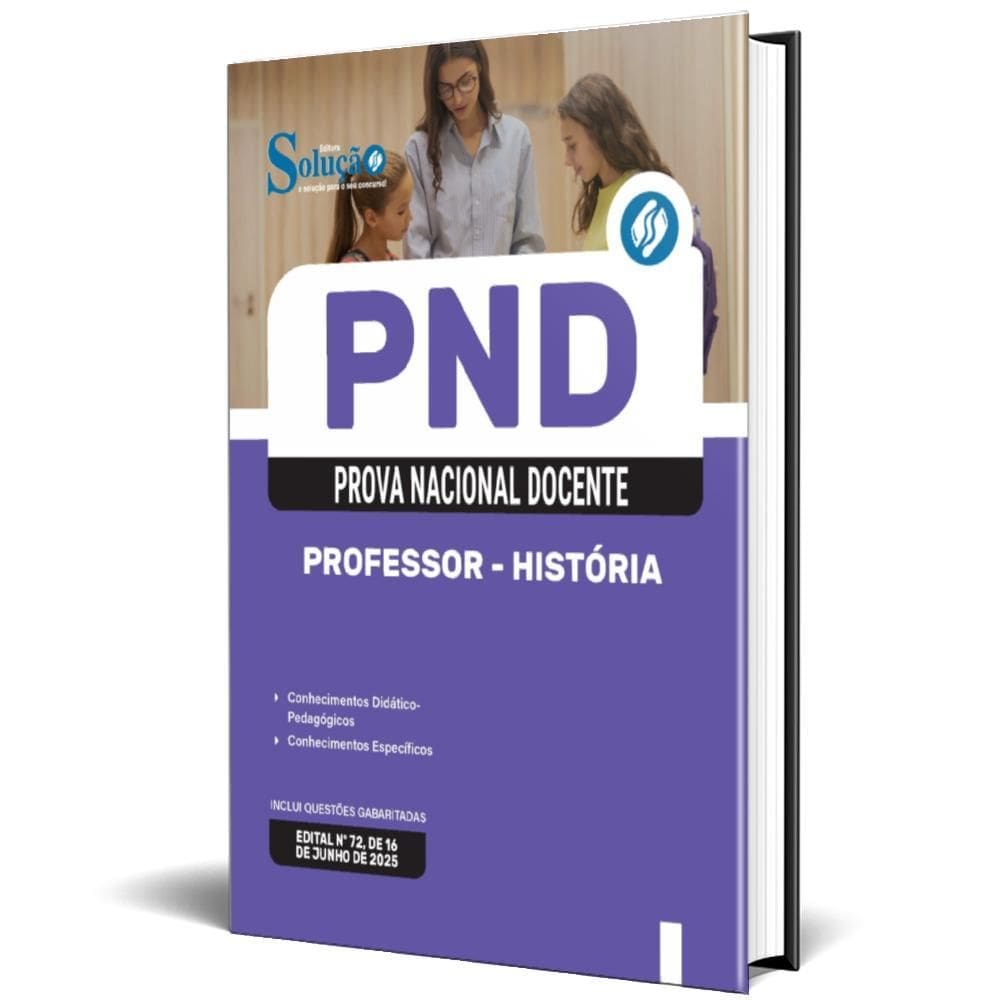 Apostila Pnd Cnu Professores 2025 Professor História