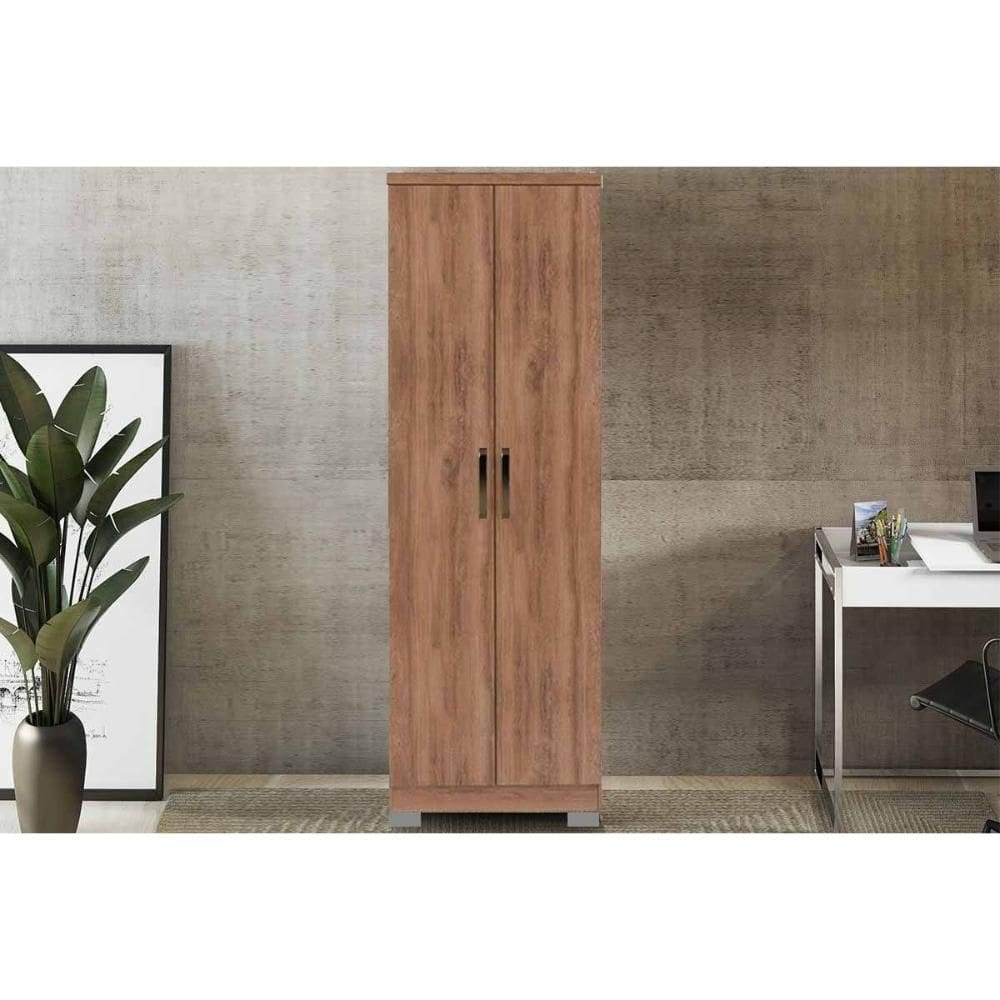 Armário Multiuso Juvenil 424 c/ 2 Portas e Pés Freijo - Carraro