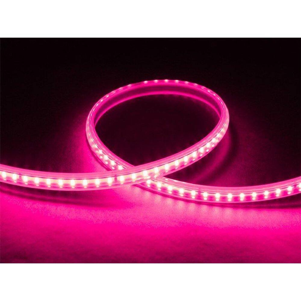 Fita Led Taschibra 5W/M 120 Leds Techcord Ip65 220V Rosa