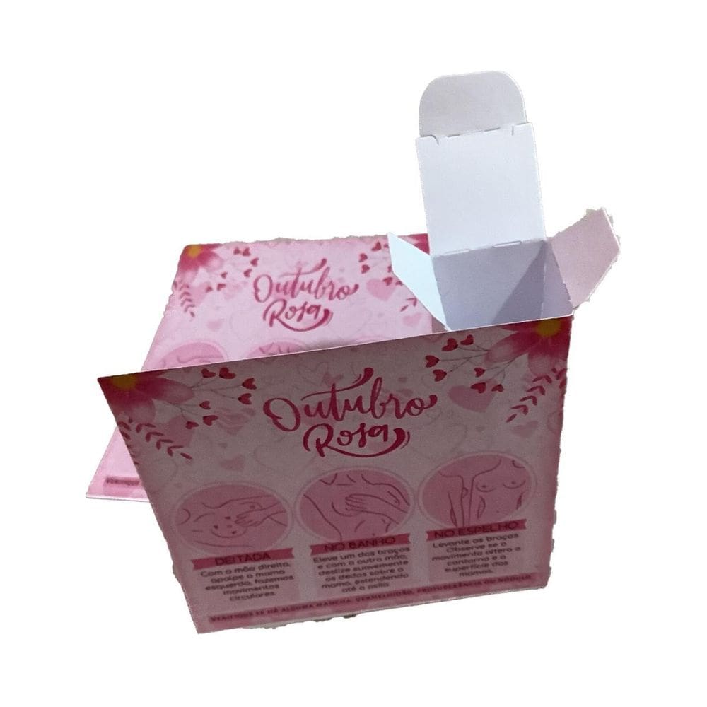 10 Caixinhas Card Datas Lembrancinha Outubro Rosa