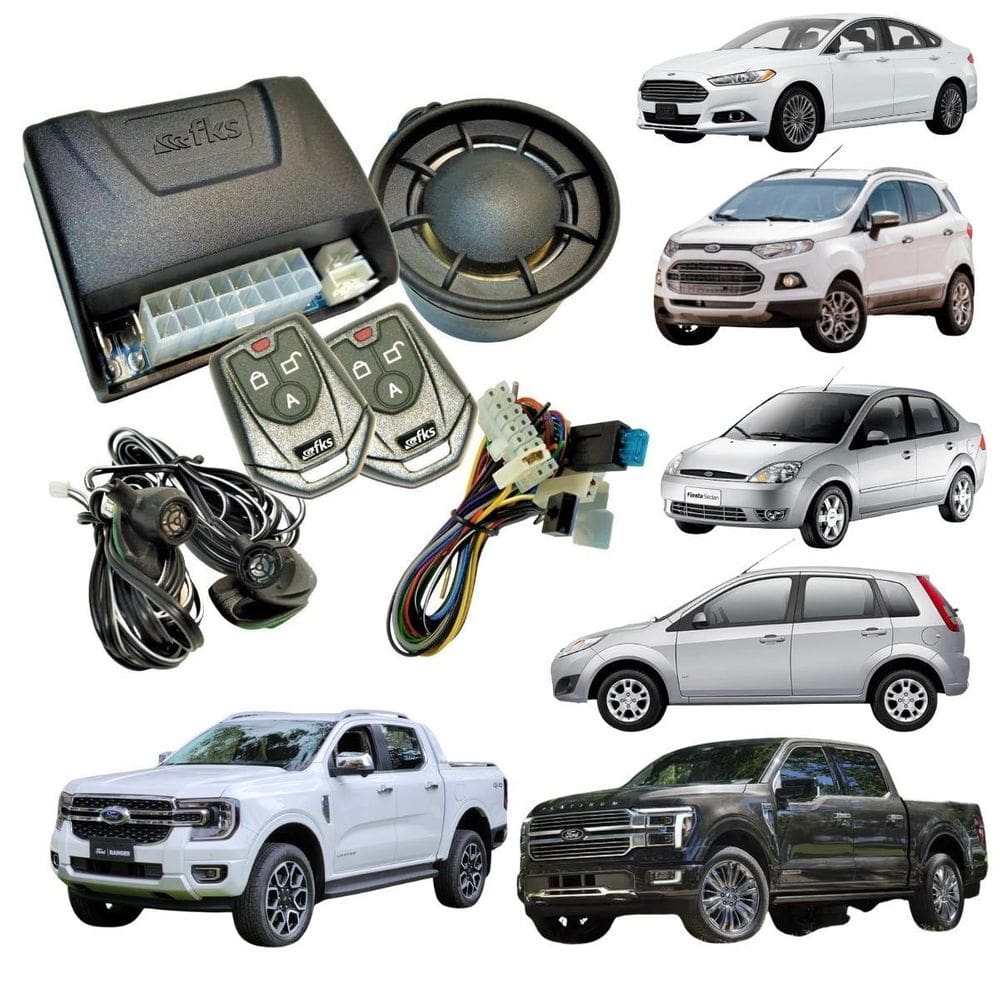 Alarme Automotivo Trava Automática Sirene Ford Segurança