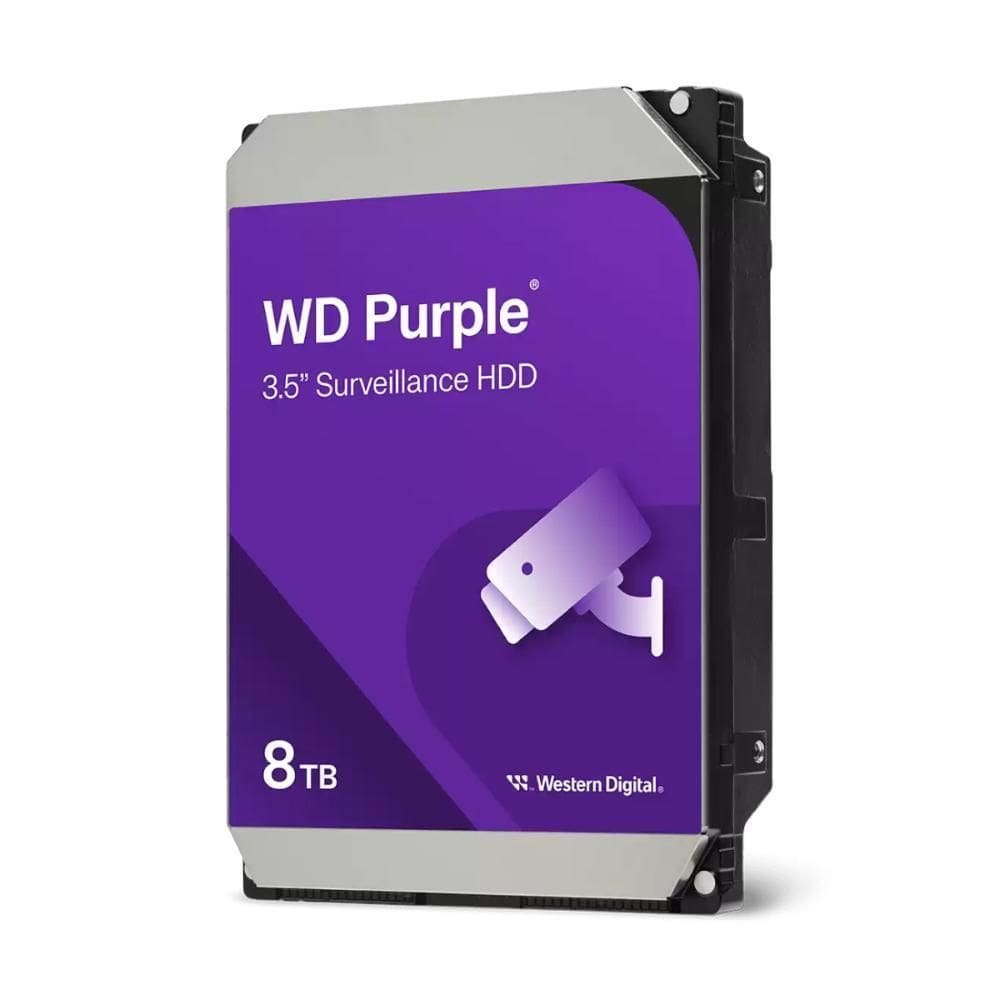Hd 8Tb Sata - 256Mb - Wd Purple - Wd85Purz - Ideal Para Cftv