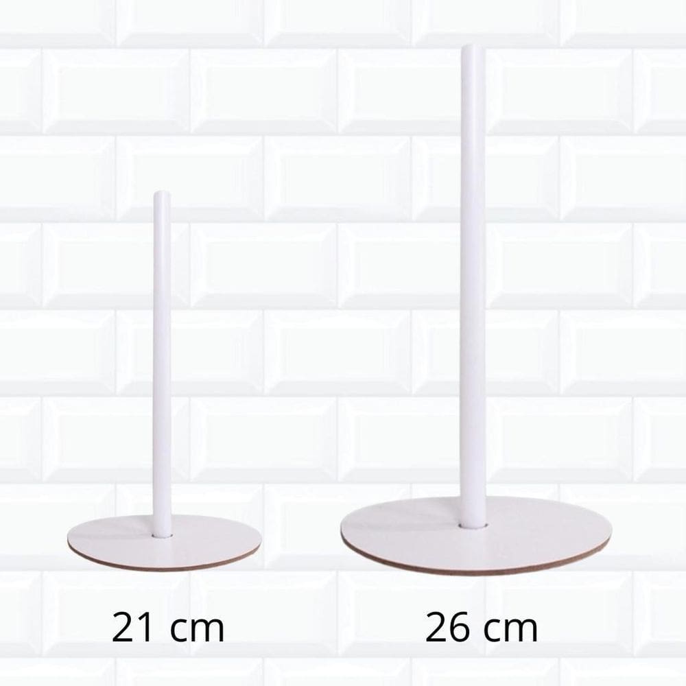 Kit Guindastes De Bolo De Andar 21 + 26 Cm 2 Tamanhos Mdf