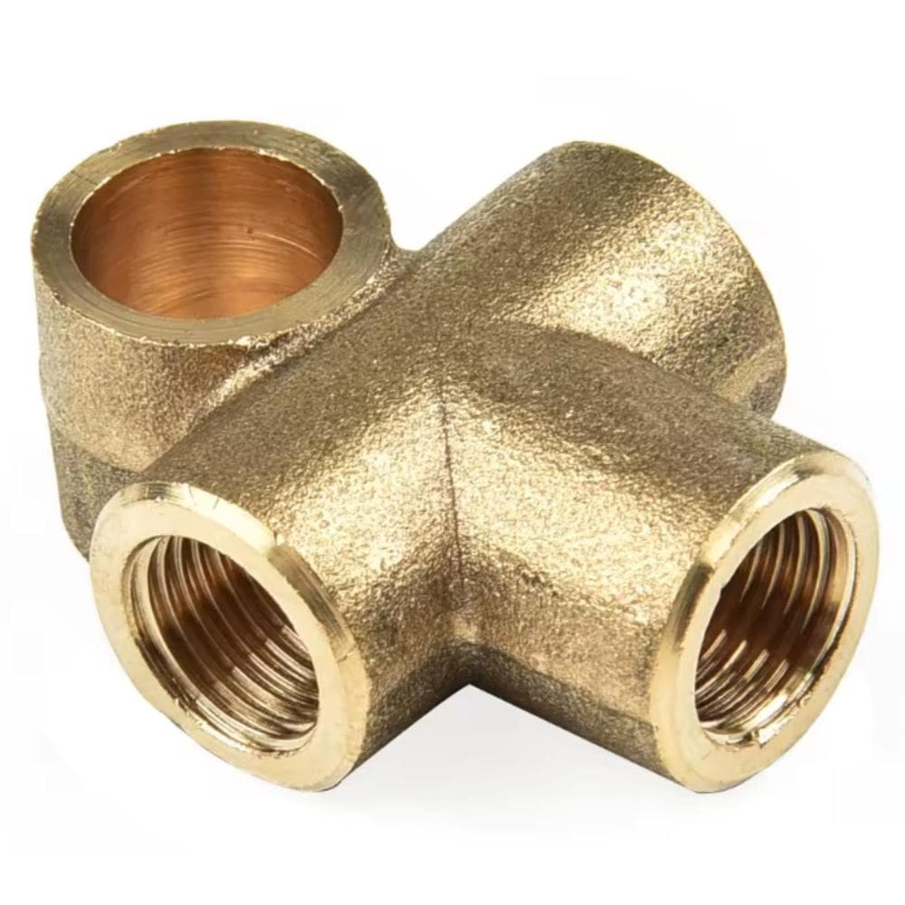 Conector T 3 Vias 10Mm 3/16 Macho Tubo Mangueira Freio Moto