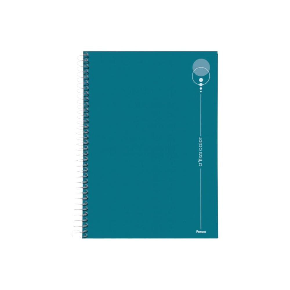Caderno Universitario 1 Materia Office Color Foroni Verde