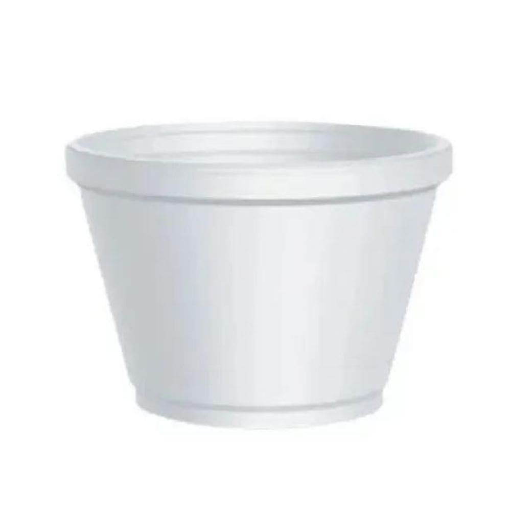 Pote Térmico Branco 360Ml Descartável Sopas Caldos-Kit 100Un