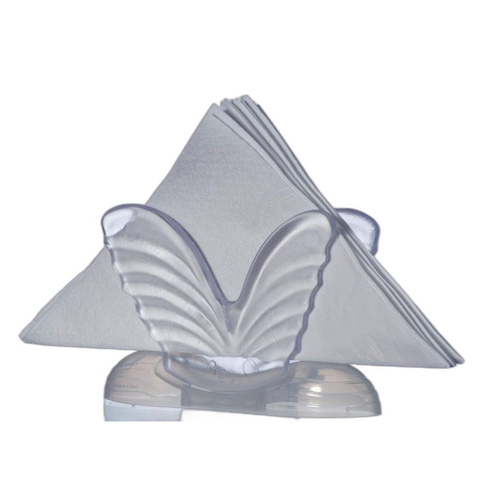 Porta Guardanapos Borboleta Giselle Cristal IKKO