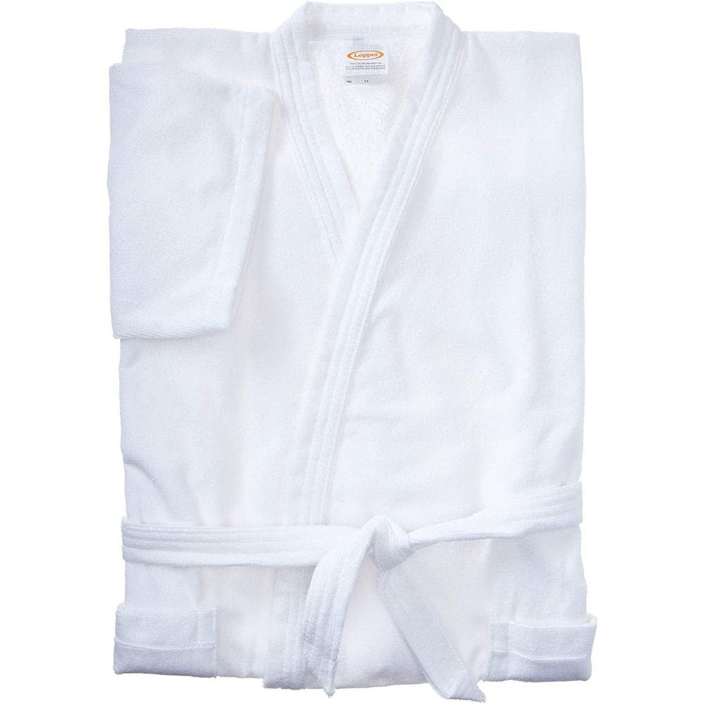 Roupao Aveludado Adulto Quimono Santorini Gg Branco