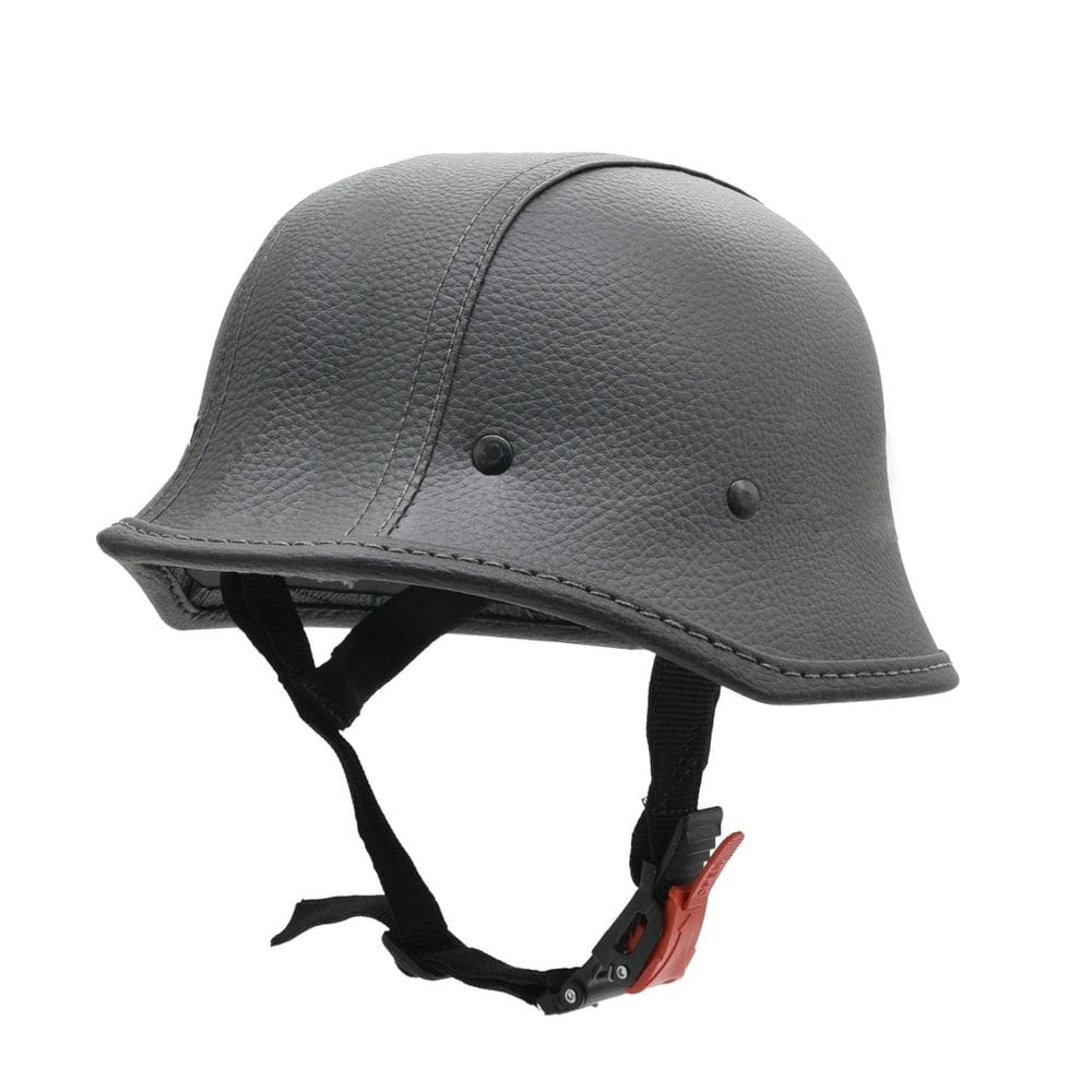 Capacete Bike/Scooter Br101 Alemão War Revestido Preto Pp