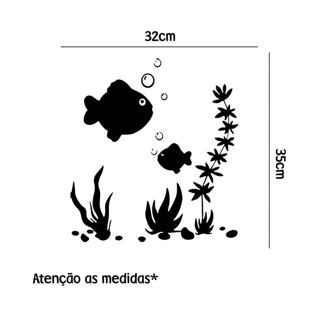 Adesivo Para Vaso Sanitário Fundo Do Mar