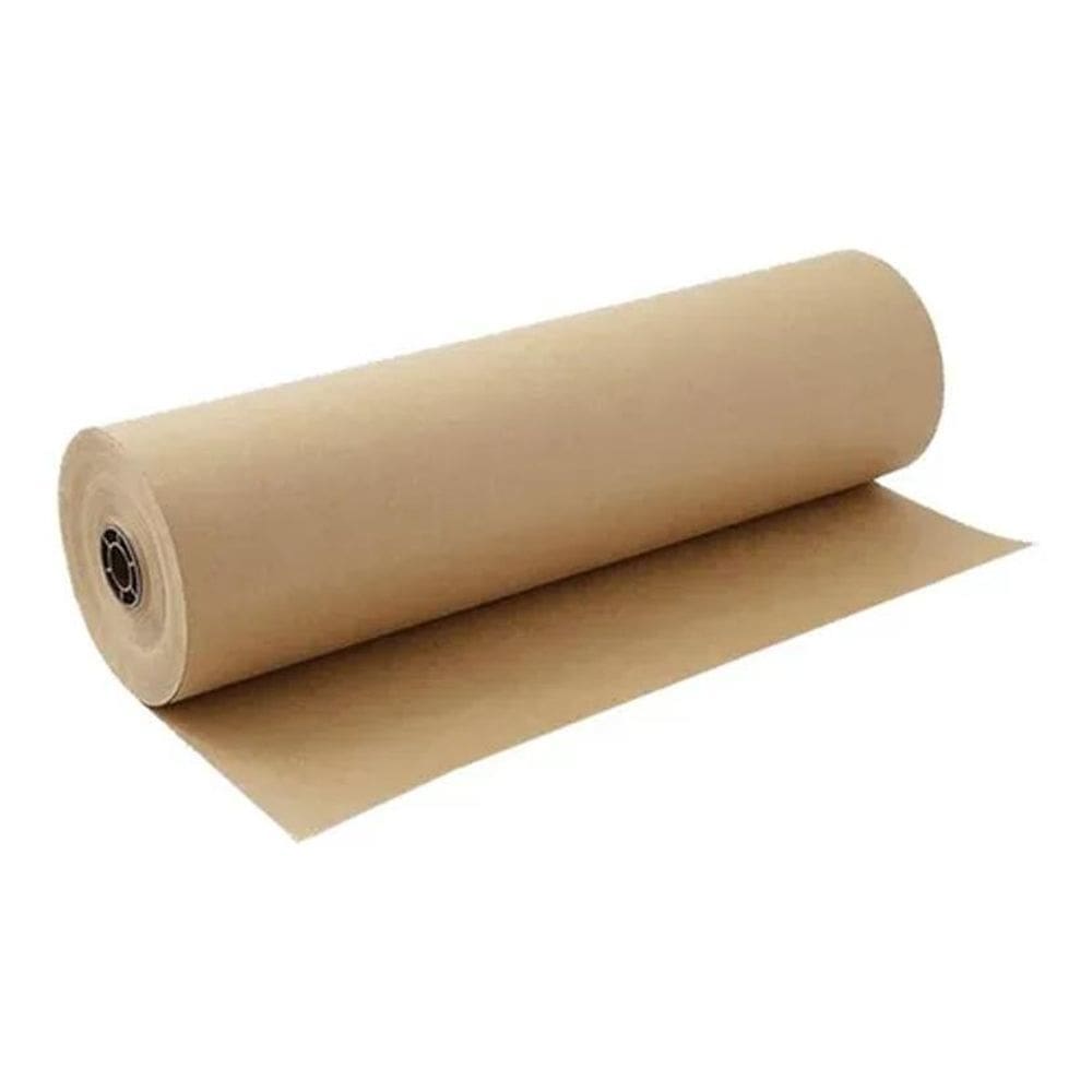 Papel Kraft Pardo Rolo Bobina 60Cm 10Kg Embalagem Caixa 200M