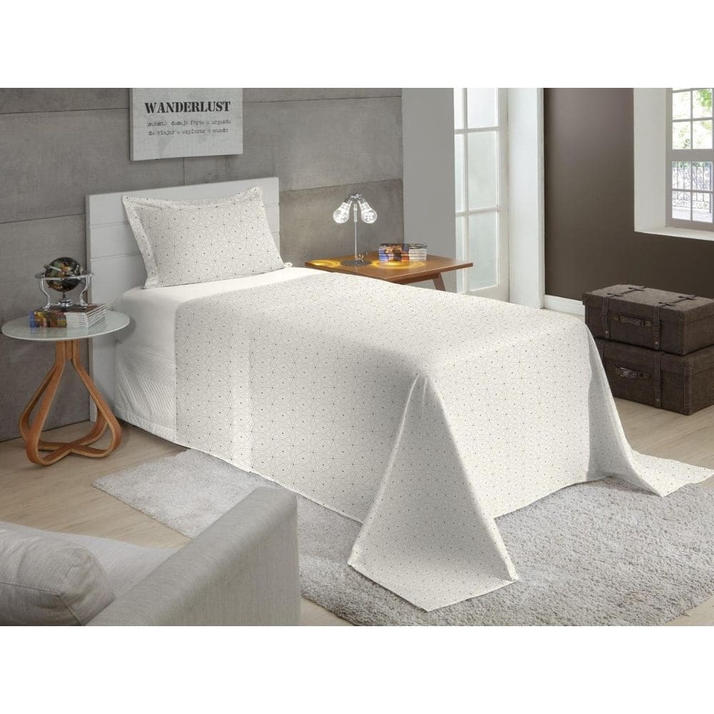 Jogo De Cama Solteiro 300 Fios Nova America - Luis 7361
