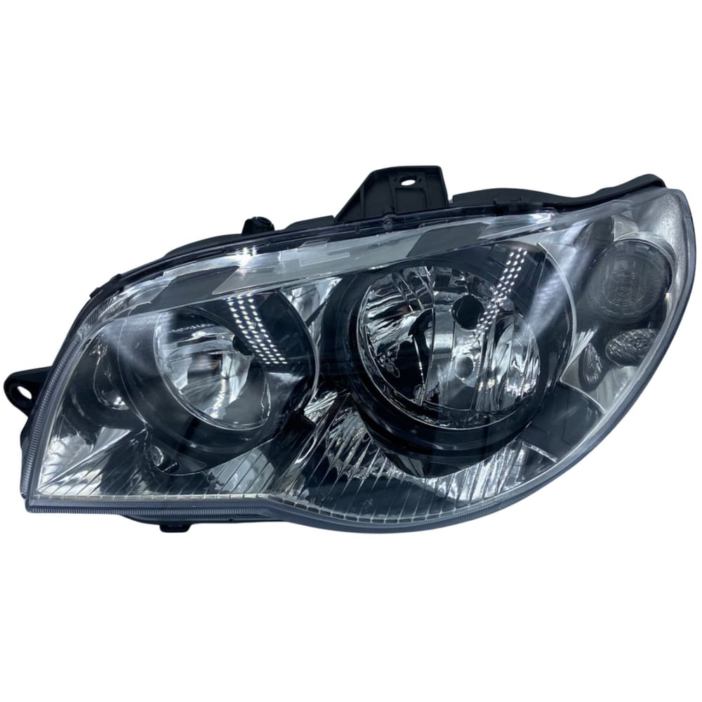 Farol Palio Strada Siena G3 04 A 15 Cromado Aro Preto