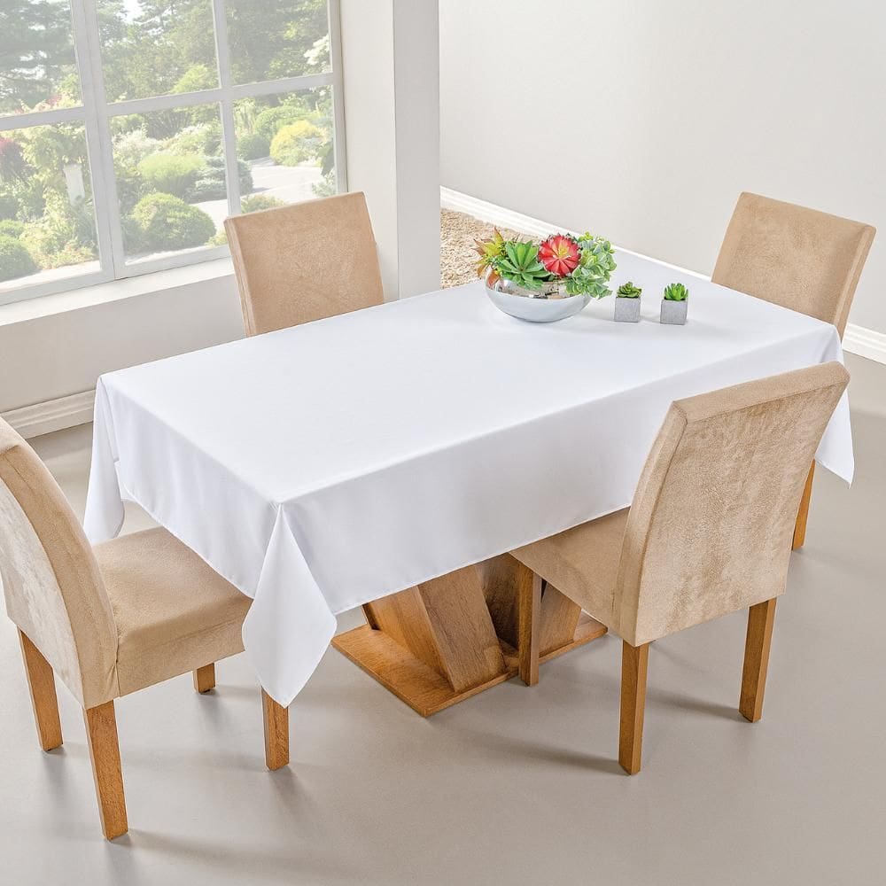 Toalha De Mesa Basic 6 Cadeiras 1.40M X 2.00M