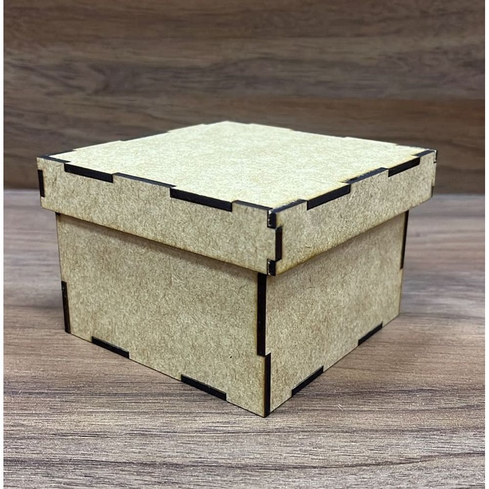 Kit 10 Caixas com Tampa MDF Cru