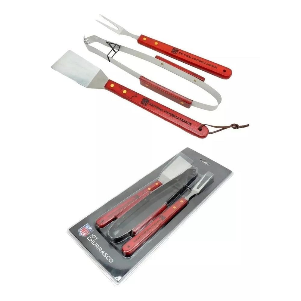 Kit Churrasco Personalizado NFL 3 Peças