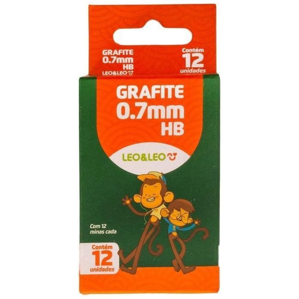 3 Caixas C/12 Tubos Grafite Para Lapiseira 0,7Mm Hb Leo Leo