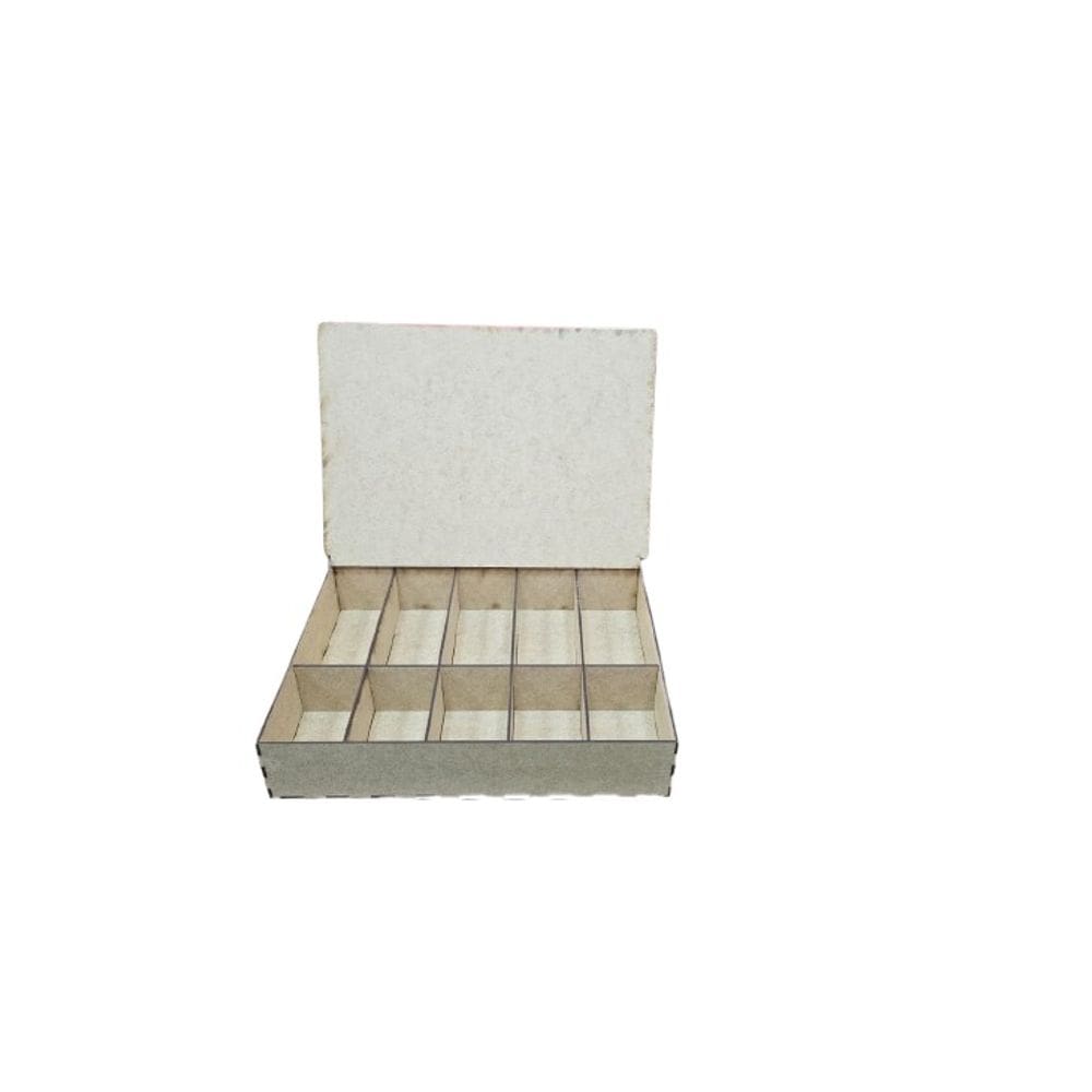 CAIXA ORGANIZADORA DE DINHEIRO MDF Cru