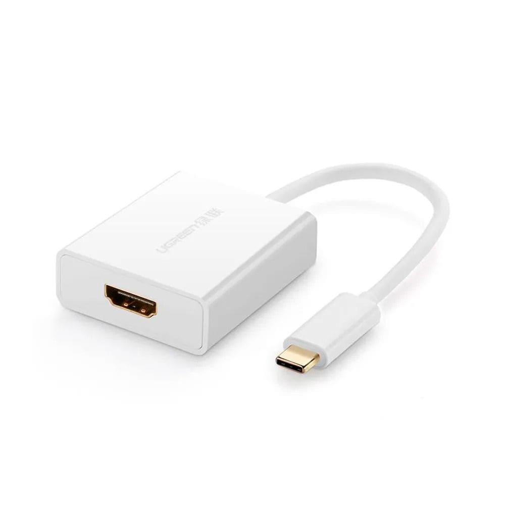 Adaptador Ugreen Usb-c Para Hdmi F 40273 Full Hd Branco
