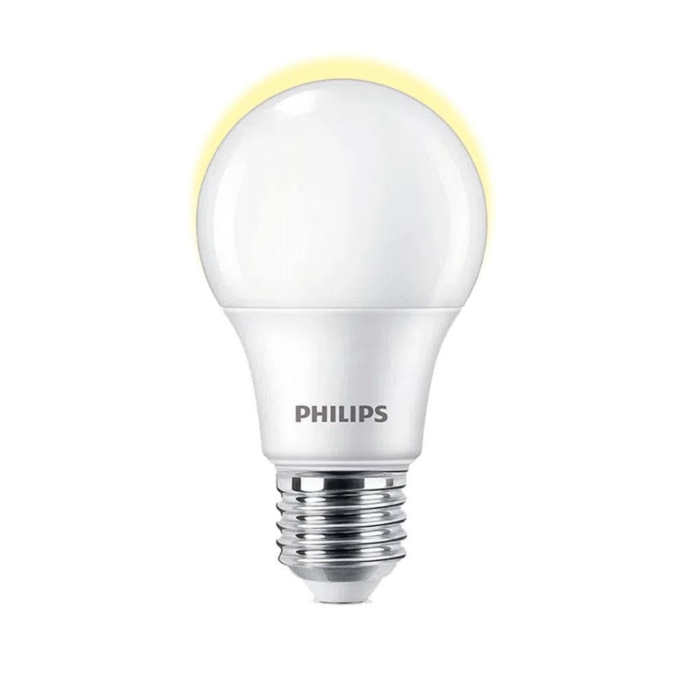 Kit  5 Lâmpada Led Philips bulbo A60 BV  E27 Amarela - 4.5W