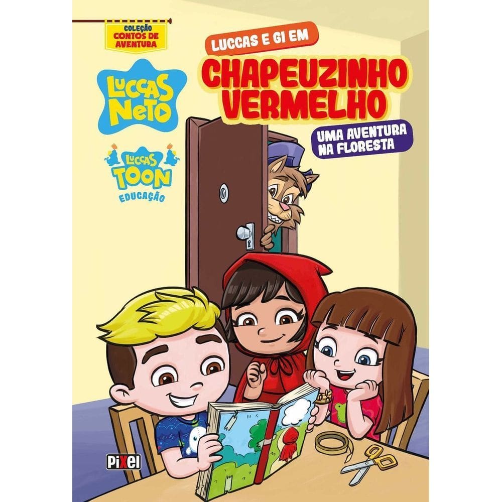 Luccas e Gi em Chapeuzinho Vermelho
