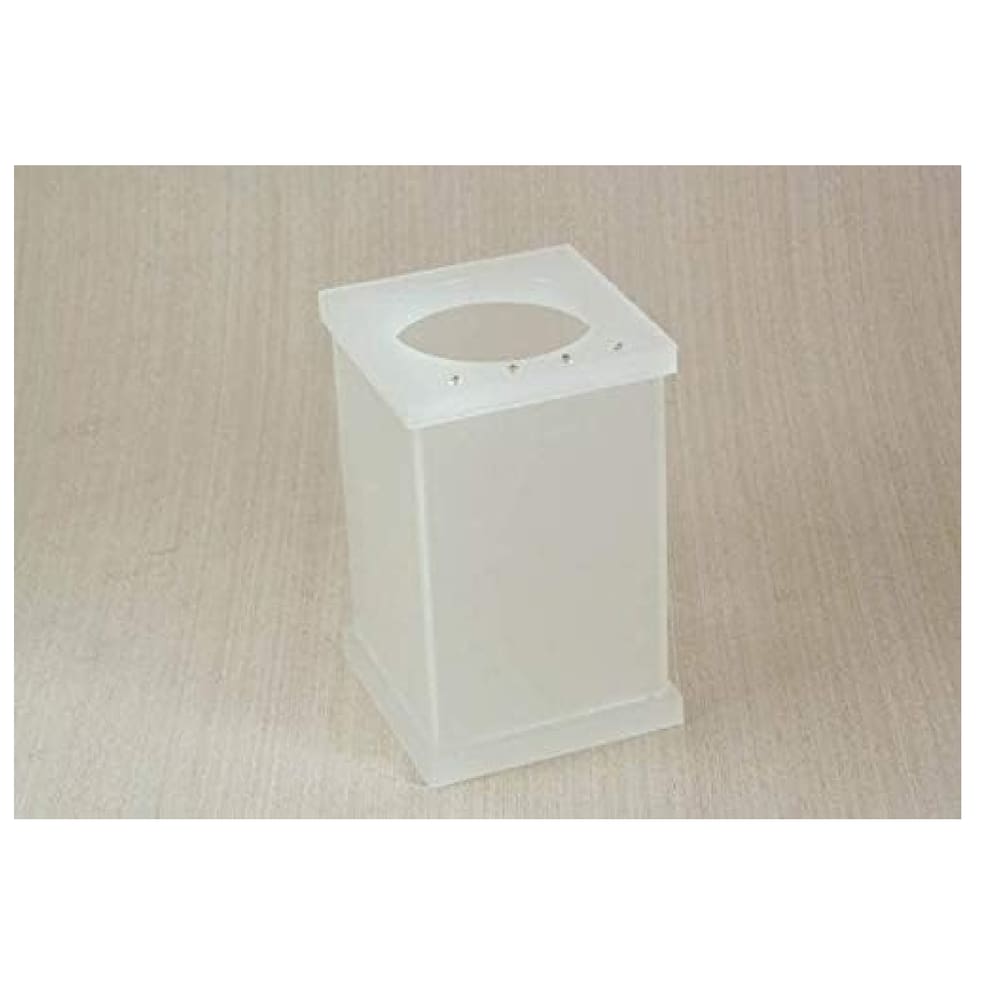 Pote Vazado Cristal em Acrílico Com Strass Jateado Decor Acrílicos