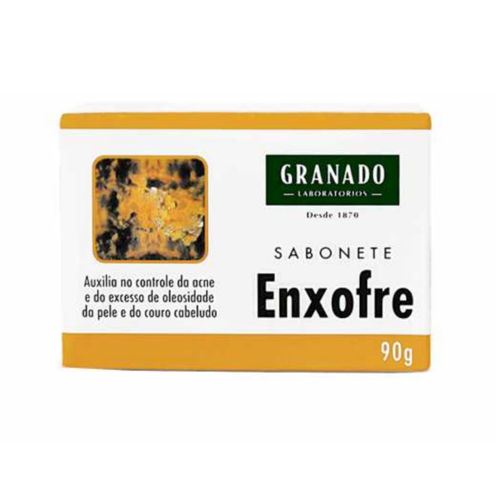 Granado Sabonete Enxofre 90g Esfoliante Acne Espinhas Cravos Diminui a Oleosidade 7896512900043 COT
