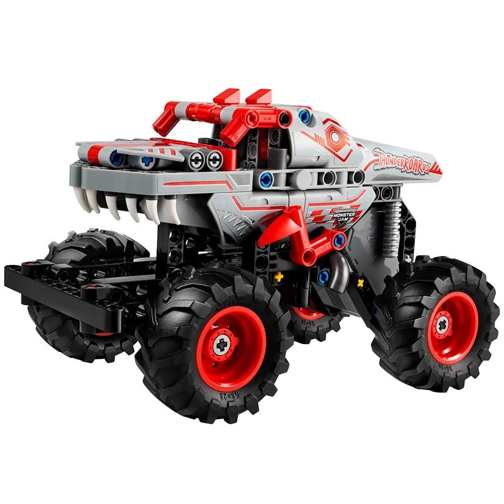 Bloco de Montar - TECHNIC – Monster Jam - ThunderROARus de Puxar- 232 peças - LEGO