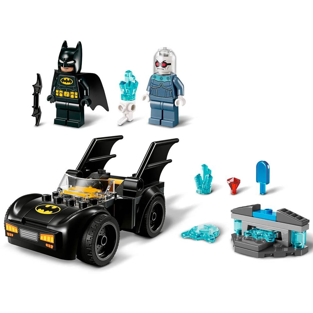 Bloco de Montar - DC - Batman E Batmovel vs. Sr. Frio - 63 peças - LEGO
