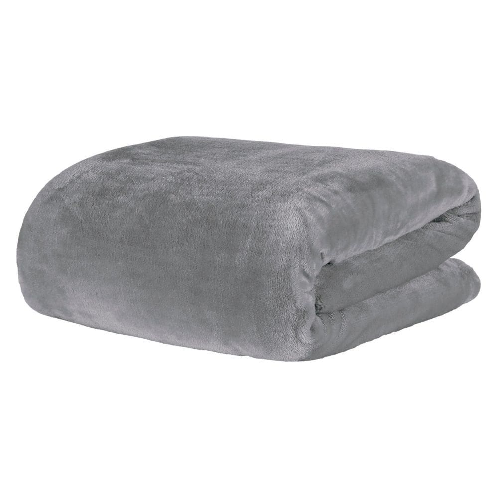 Manta Blanket High 300 Casal Toque De Seda 180x220cm - Kacyumara - Cinza