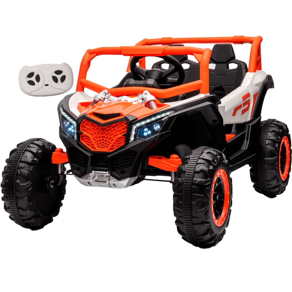 Carro UTV Elétrico Bang Toys Pulse XR7 Laranja 12V com Controle Remoto