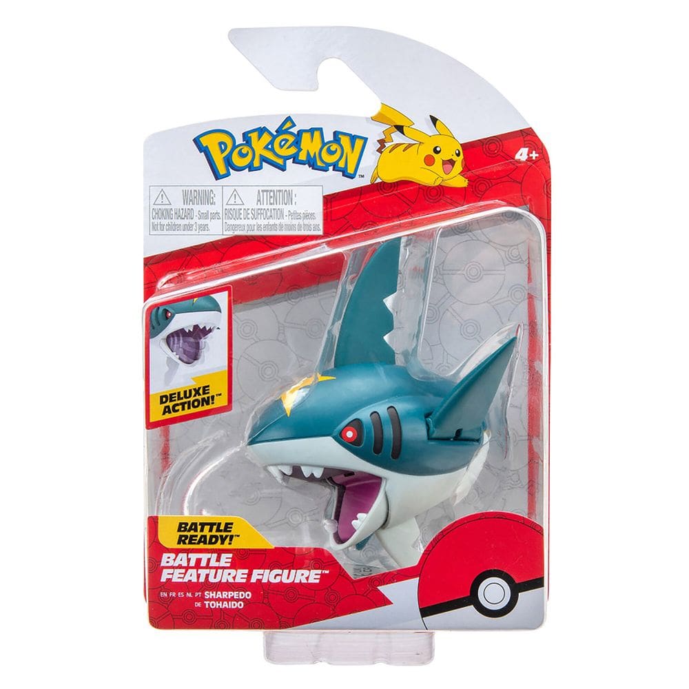 Pokémon - Boneco De Ação - Sharpedo