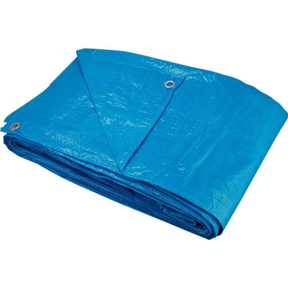 Lona Polietileno Azul 6 X 5m 100 Micras Leve Vonder