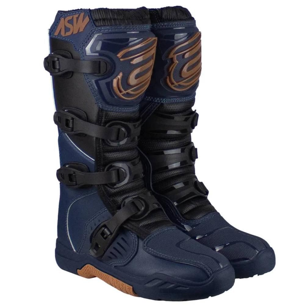 Bota ASW Image Enduro Azul Marinho/Preto