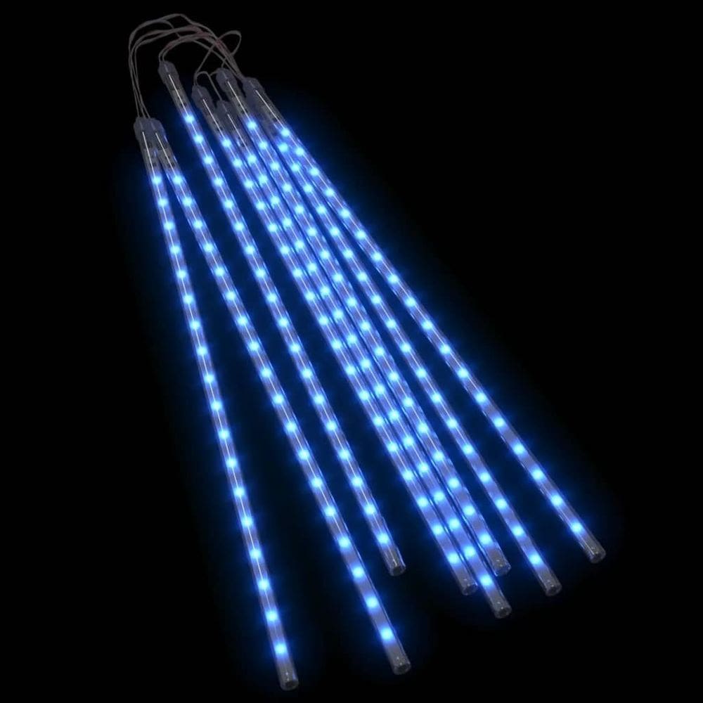 Luzes LED de meteoro vidaXL Outdoor Indoor 36 LEDs azuis de 2 pés