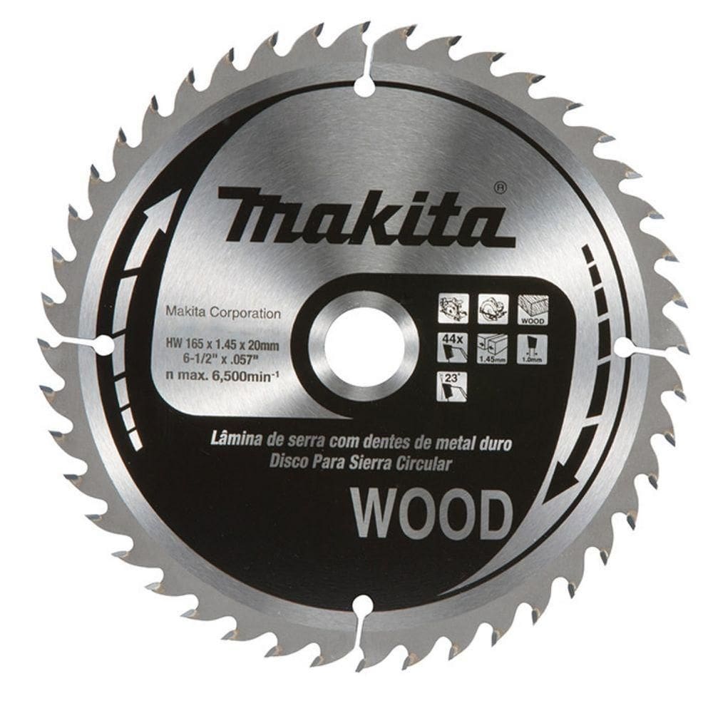 Disco Serra Tct 165 X 20 Mm 44t B-53241 Makita