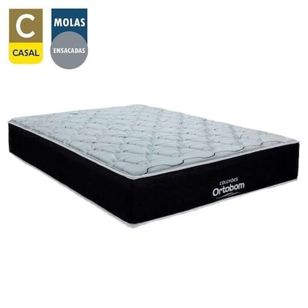 Colchão Casal Airtech Antares (138x188x27) - Molas Ensacadas - Ortobom